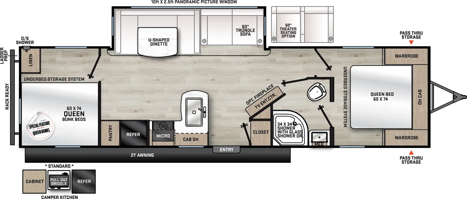 Catalina Legacy Edition 293TQBSCK Floorplan